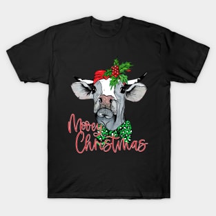 Mooey Christmas  Cow T-Shirt